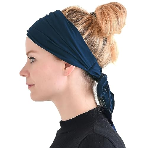 Stirnband Herren Bandana Kopftuch, Haarband Damen Wickeln Lange Dekorative Bänder, Schweißbänder Japanische Mode, Zubehör Für Pirat Ninja Navy von CHARM