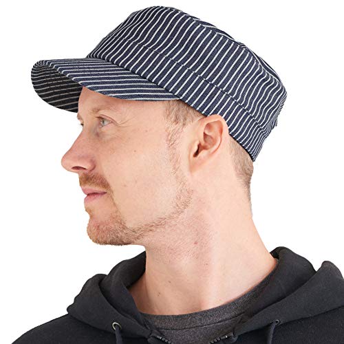 CHARM Herren Baumwolle Military Army Cap - Damen Sommer Basecap Winter Hat Mütze Hickory von CHARM