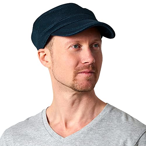 CHARM Schirmmütze Herren Baseball Kappe - Basecap Damen Leichte Sommer Mütze im Army Cap Stil Mit Schirm Aus Netz Material Schwarz Grau Marineblau CHARM Schirmmütze Herren Baseball Kappe - Basecap Damen Leichte Sommer Mütze im Army Cap Stil Mit Schirm Aus Netz Material Schwarz Grau Marineblau von CHARM