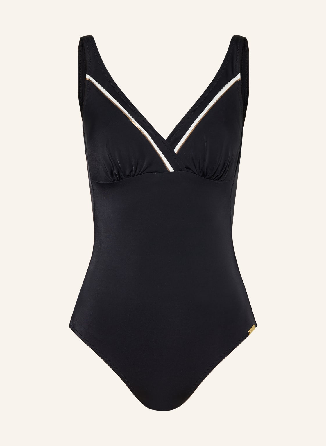 Charmline Shape-Badeanzug Edge Line schwarz von CHARMLINE