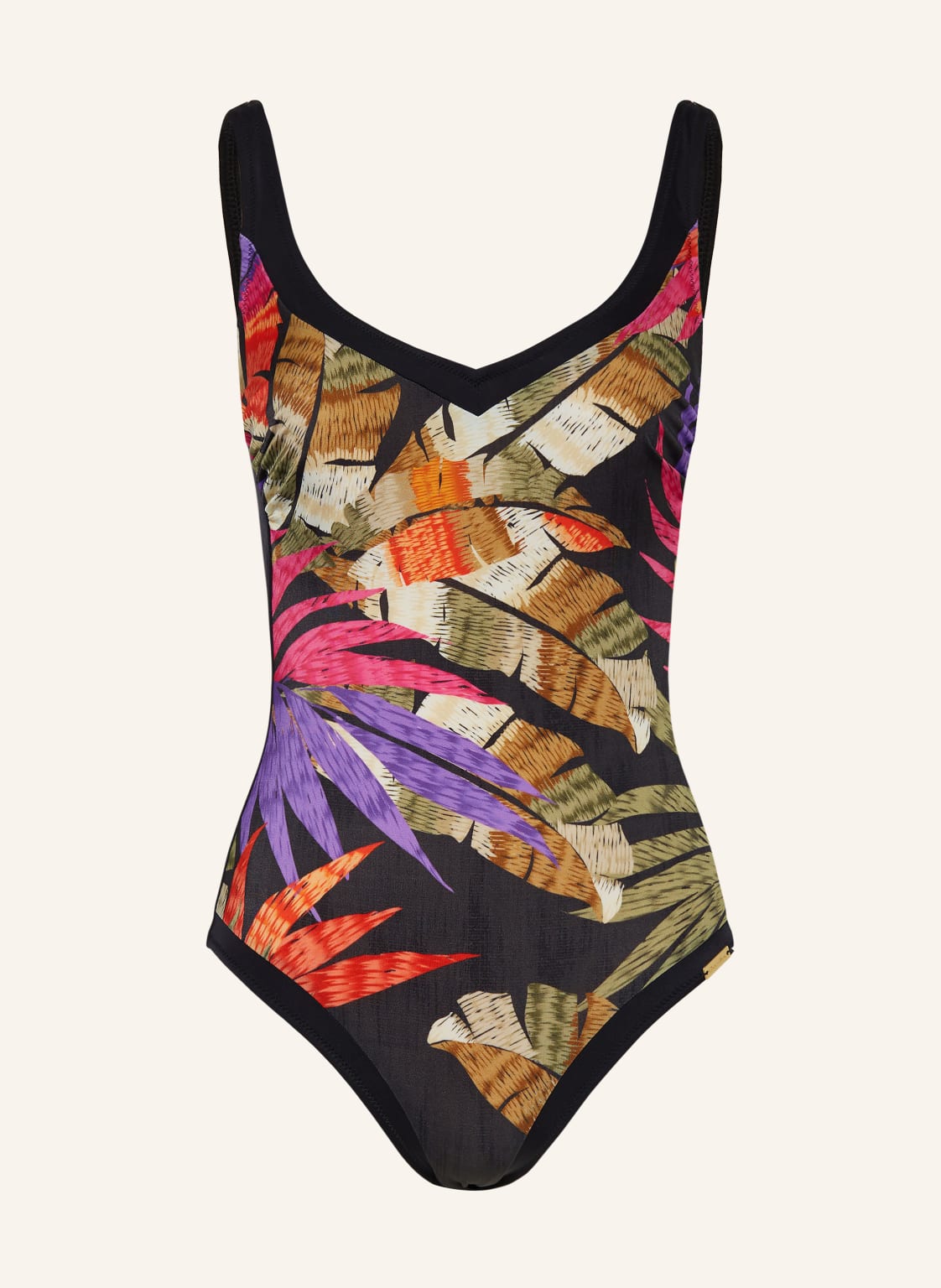 Charmline Shape-Badeanzug Palm Poetry gruen von CHARMLINE