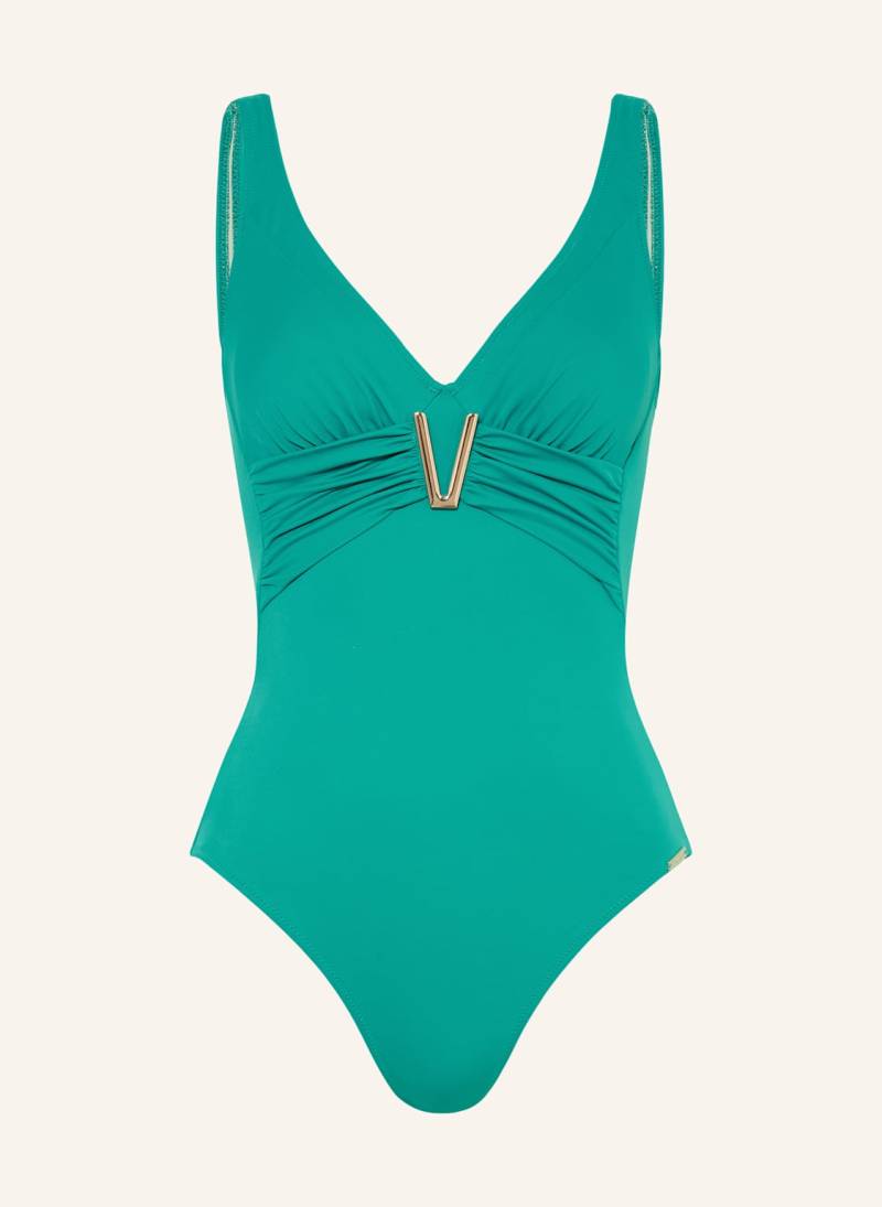 Charmline Shape-Badeanzug Uni blau von CHARMLINE