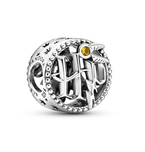 CHARMY´S HP-Logo-Charm, kompatibel mit Pandora-Charms für Frauen, magische Schul-Armband-Charms, Halsketten-Anhänger und Armbänder CHARMY´S HP-Logo-Charm, kompatibel mit Pandora-Charms für Frauen, magische Schul-Armband-Charms, Halsketten-Anhänger und Armbänder von CHARMY´S