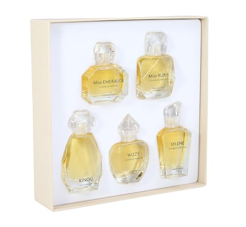 Charrier Parfums "Collection Prestige" - Gift set of 5 miniaturen Eaux de Parfum, 50 ml von Charrier Parfums