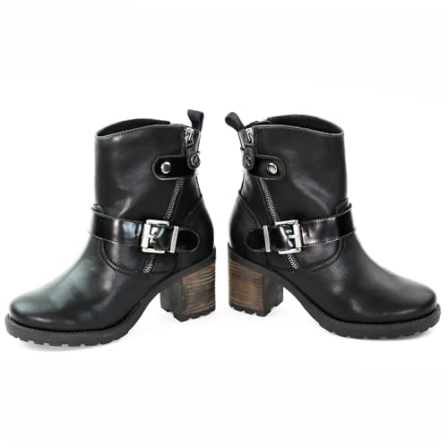 CHATTAWAK Damen 10lakenoir37 Stiefelette, Schwarz, 37 EU von CHATTAWAK