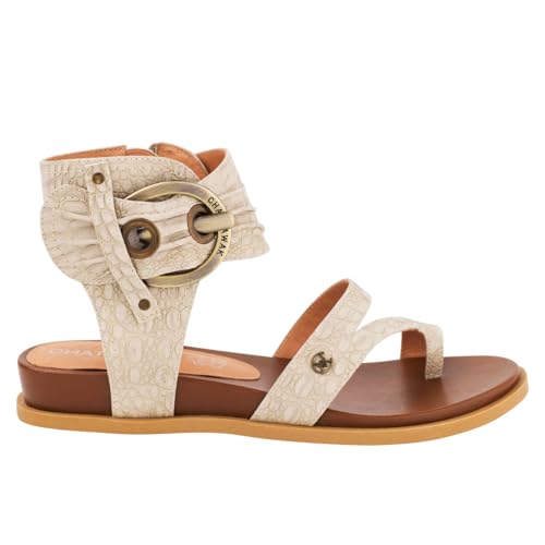 CHATTAWAK Damen 11rudysable 40 Sandale, Sand, EU Schmal von CHATTAWAK