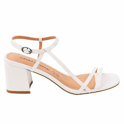 CHATTAWAK Damen 11zitawhite 36 Schuhe mit Rollen, weiß, EU von CHATTAWAK