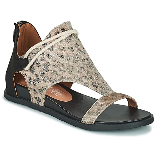 CHATTAWAK Damen 13JOYMLEOPARD38 Sandale mit Absatz, Leopard, 38 EU von CHATTAWAK