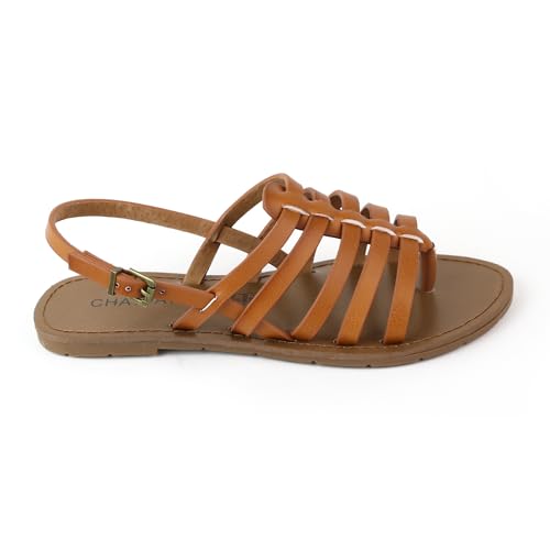 CHATTAWAK Damen 13shirleytan38 Sandale, hautfarben, 40 EU Schmal von CHATTAWAK