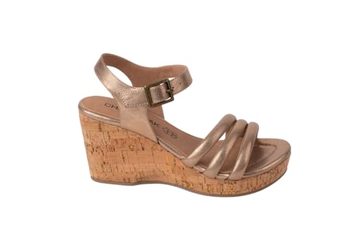 CHATTAWAK Damen 15COSLAROSEGOLD36 Sandale mit Absatz, Roségold, 36 EU, Roségoldfarben, 36 EU von CHATTAWAK
