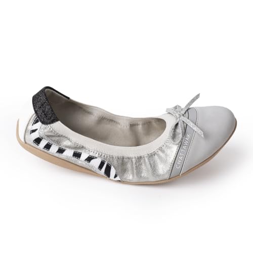CHATTAWAK Damen 15puertozebre38 Ballerinas, Zebra, 38 EU von CHATTAWAK