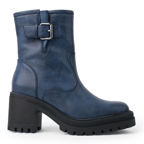 CHATTAWAK Damen 16pueblableu36 Mode-Stiefel, blau, 36 EU von CHATTAWAK