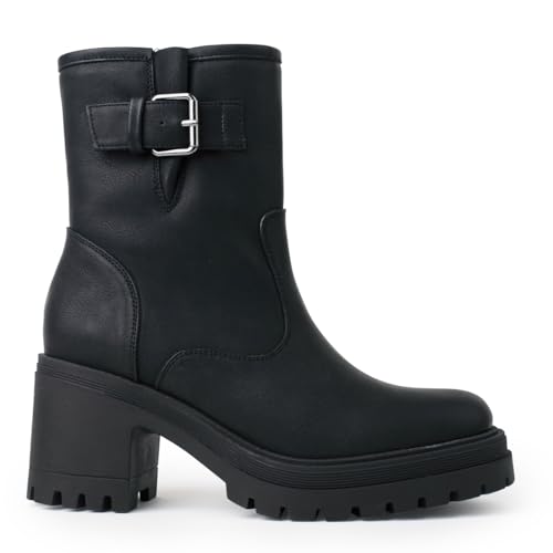 CHATTAWAK Damen 16pueblanoir39 Mode-Stiefel, Schwarz, 39 EU von CHATTAWAK