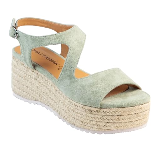 CHATTAWAK Damen 18Hjostavvert37 Sandale mit Absatz, V Grün, 37 EU CHATTAWAK Damen 18Hjostavvert37 Sandale mit Absatz, V Grün, 37 EU von CHATTAWAK