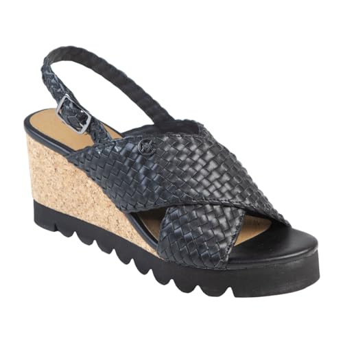 CHATTAWAK Damen 18hfinanoir38 Sandale mit Absatz, Schwarz, 38 EU von CHATTAWAK