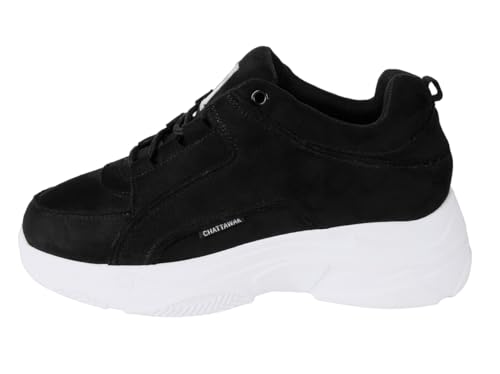 CHATTAWAK Damen 38 DE Sneaker, Schwarz, 40 EU von CHATTAWAK