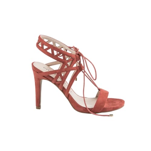 CHATTAWAK Damen 5machacorail38 Sandale mit Absatz, Korallenrot, 38 EU von CHATTAWAK