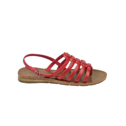 CHATTAWAK Damen 7shirleyRed37 Sandale, rot, 37 EU Schmal von CHATTAWAK