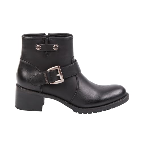 CHATTAWAK Damen 8 Sardinenhalterbürste38 Stiefelette, Schwarz, 38 EU von CHATTAWAK