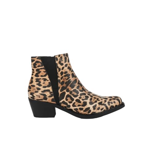 CHATTAWAK Damen 8THEALEOPARD37 Stiefelette, Leopard, 37 EU von CHATTAWAK