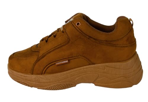 CHATTAWAK Damen 8leacamel39 Sneaker, Camel, 39 EU von CHATTAWAK