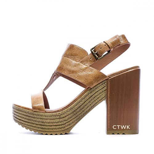 CHATTAWAK Damen 9HANNACAMEL40 Schuhe mit Rollen, Marron, 40 EU von CHATTAWAK