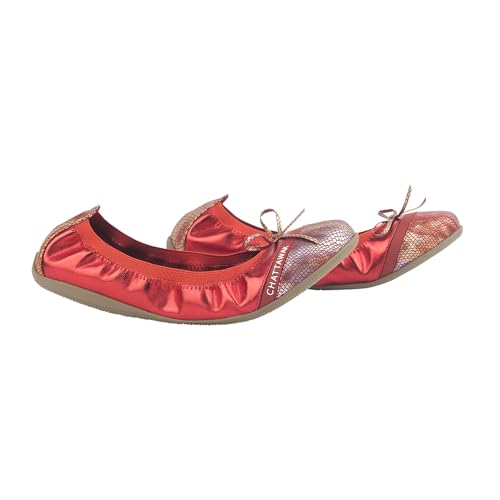 CHATTAWAK Damen 9capricemrouge39 Ballerinas, M rot, 39 EU von CHATTAWAK