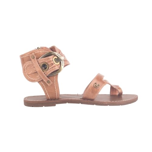 CHATTAWAK Damen 9deneecamel36 Sandale, Camel, 36 EU Schmal von CHATTAWAK