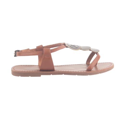 CHATTAWAK Damen 9melaniechoco36 Flache Sandale, Schokoladenbraun, 36 EU Schmal von CHATTAWAK