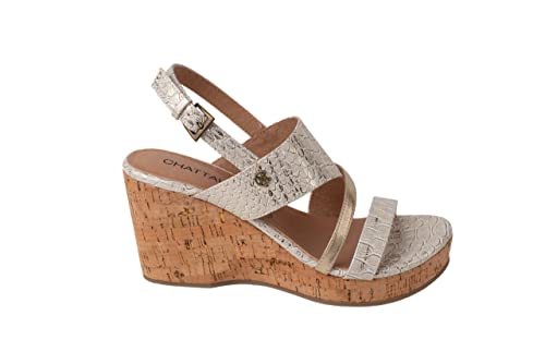 CHATTAWAK Damen Coloma Sand Plattform, 38 EU von CHATTAWAK