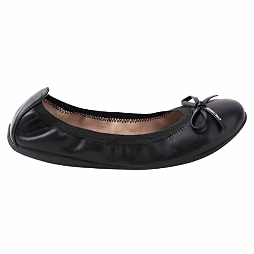 CHATTAWAK Damen Ella, Schwarz Ballerinas, 37 EU von CHATTAWAK