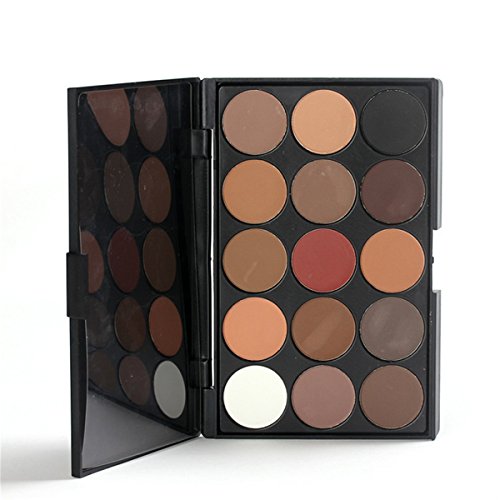 Lidschatten Palette 15 farben Schminkkoffer mit Schminke - Bunte Lidschatten Palette Schminkset Frauen Makeup Sets Matte Lidschatten Palette für Profi-und Tägliche Lidschatten Palette 15 farben Schminkkoffer mit Schminke - Bunte Lidschatten Palette Schminkset Frauen Makeup Sets Matte Lidschatten Palette für Profi-und Tägliche von CHAWHO