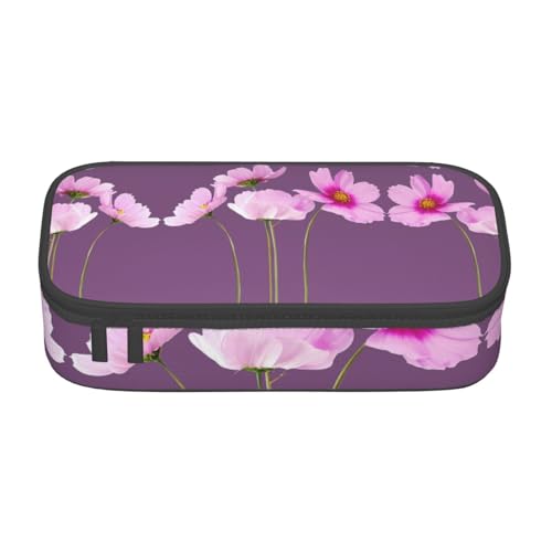 Federmäppchen mit großem Fassungsvermögen, mit Reißverschluss, für Jungen, Mädchen, Studenten, Schule, Rosa, Schwarz , Einheitsgröße, Koffer von CHAbu