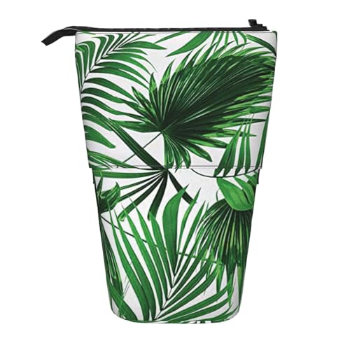 Palme Stehende Teleskop-Bleistifttasche Oxford Tuch Tasche Tragbar für Jungen Mädchen Teenager Studenten Büro, Schwarz , Einheitsgröße Palme Stehende Teleskop-Bleistifttasche Oxford Tuch Tasche Tragbar für Jungen Mädchen Teenager Studenten Büro, Schwarz , Einheitsgröße von CHAbu