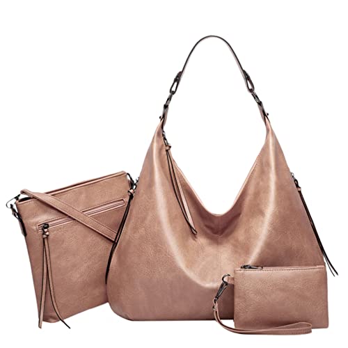 Anti -Taschen für Damen Laptoptaschen Retro Handtasche Muttertasche Drei Set Einzelne Umhängetasche Messenger Tasche Handtasche Mode PU Lady Tasche Herren Rucksack für Schule Rucksack für Mädchen, new von CHCWR
