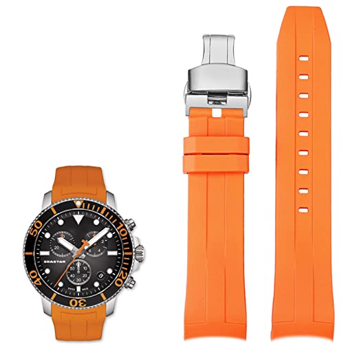 CHCWR 22mm Silikon Uhrenbänder für Tissot T120417 T120407 Quarz Zifferblatt Gummi -Sport Männer Watch Watchband wasserdicht CHCWR 22mm Silikon Uhrenbänder für Tissot T120417 T120407 Quarz Zifferblatt Gummi -Sport Männer Watch Watchband wasserdicht von CHCWR