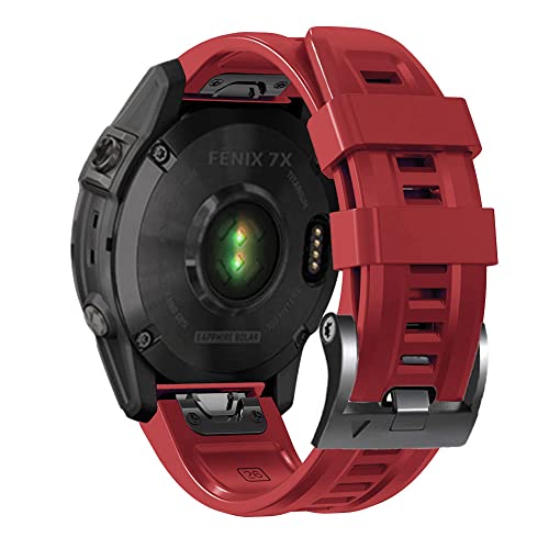 CHCWR 26 22mm Uhrband für Fenix 6 6x Pro 5 5x plus 3HR 935 Silikonband Fenix 7 7x Epix Fenix7 Easyfit -Armbandarmband CHCWR 26 22mm Uhrband für Fenix 6 6x Pro 5 5x plus 3HR 935 Silikonband Fenix 7 7x Epix Fenix7 Easyfit -Armbandarmband von CHCWR