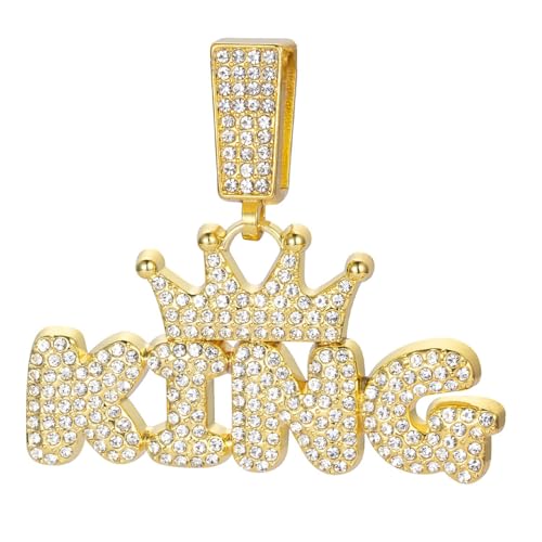 CHCWR Alphabet Halskette Accessoires Herren -Kleidung Accessoires Street Dance Performance Anhänger Herren- und Frauenpulloverketten von CHCWR