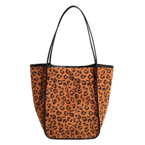 CHCWR Frauen Faux Wildleder -Einkaufstasche Mode Umhängetasche große Kapazität Designer -Tasche Feste Farbstasche Einfacher Pendelbeutel von CHCWR