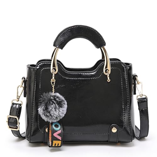 CHCWR Frauenbeutel Vintage Öl Wachs Leder Umhängetasche Frauen Crossbody Small Bag Postmann Handtasche von CHCWR