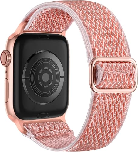 CHCWR Für 10 Uhrenbänder 44 mm 45 mm 42 mm 49 mm 41 mm 40 mm 38 mm für Frauen Männer, dehnbare Solo -Schleife weiche Nylon -Solo -Loop -Sportbänder für die SE -Serie 10 9 8 7 6 5 4 3 2 1 von CHCWR