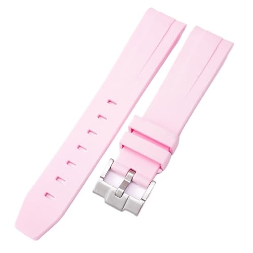CHCWR Für Omega Swatch Moonswatch gebogenes Ende Silikon Gummi -Armband Frauen Sport Uhr Band Accessorie 20mm CHCWR Für Omega Swatch Moonswatch gebogenes Ende Silikon Gummi -Armband Frauen Sport Uhr Band Accessorie 20mm von CHCWR