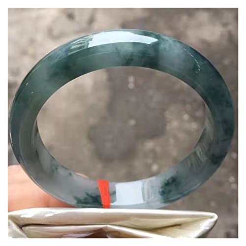 CHCWR Ice Floating Emerald Bangle Natural Myanmar Jadeite Bracelet Delicate Jade Woman Handring(59-60mm) von CHCWR