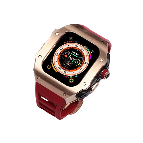 CHCWR Mod Kit Titanium Metal Hülle Fluor Gummiband , für Ultra 8 49mm Sport Fluorebber GurtGelzel CHCWR Mod Kit Titanium Metal Hülle Fluor Gummiband , für Ultra 8 49mm Sport Fluorebber GurtGelzel von CHCWR