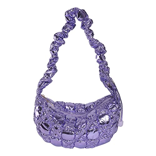 CHCWR Mode Frauen Crossbody Tasche plissierte Pu karierte Textur verstellbare Schultergurte Reisehandtaschen Reisen Handtaschen von CHCWR