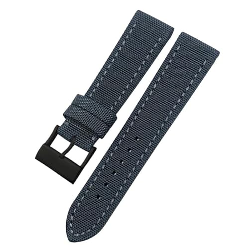 CHCWR NEU 22 mm hoher Dichte Nylon Stoff Uhren Band für avenger weiße grüne Leinwand Leder -Bottom -Gurt -Schnalle von CHCWR