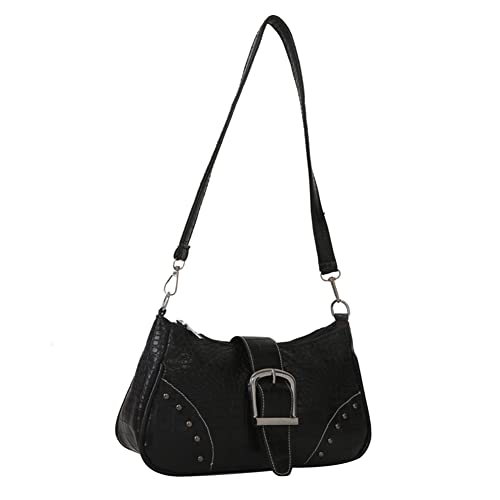 CHCWR Nieten PU Leder Achselbeutel Frauen Umhängetasche Sommer Freizeit Alligator Muster weibliche Achselhöhlen -Tasche von CHCWR