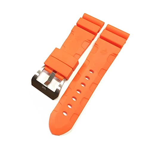 CHCWR Uhrenband kompatibel mit 441 weichem Naturkautschuk Silikon 24 26mm Uhr Accessoires Watch Man Pin Schnalle Gurt /24mm /Grau-Silver B CHCWR Uhrenband kompatibel mit 441 weichem Naturkautschuk Silikon 24 26mm Uhr Accessoires Watch Man Pin Schnalle Gurt /24mm /Grau-Silver B von CHCWR