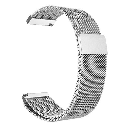 CHCWR Uhrengurt, 18 mm 20 mm 22 mm Universal Loop Gurt Watchbänder Metallgurt Edelstahl Uhrenband Männer Amp Armband von CHCWR