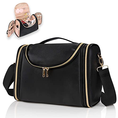 CHCWR Umhängetasche mit Taschen für besetzte Handtaschen für Frauen Retro -Handtasche mit Handtasche für Lederhandfutter von CHCWR